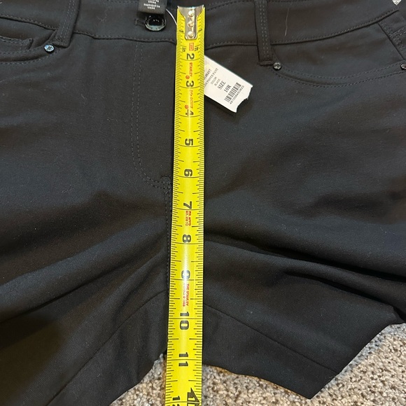 WHBM Black Trousers Slacks Dress Pants Slim Leg Five Pocket Size 10 M R $78 - Picture 8 of 8